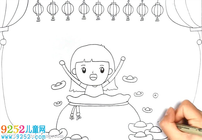 happynewyear<a href=http://www.inspiredelm.com/shouchaobao/ target=_blank class=infotextkey>手抄報(bào)</a>怎么畫(huà)