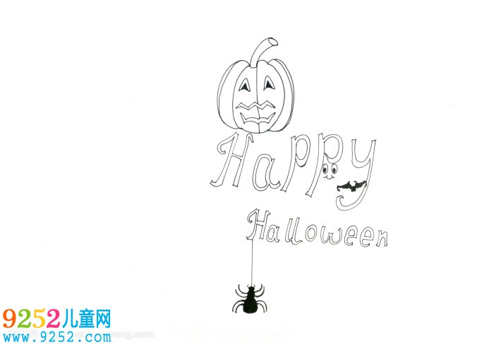 萬圣節(jié)英語<a href=http://www.inspiredelm.com/shouchaobao/ target=_blank class=infotextkey>手抄報</a>，萬圣節(jié)英語小報教程