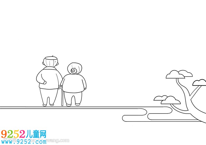 九九重陽節(jié)<a href=http://www.inspiredelm.com/shouchaobao/ target=_blank class=infotextkey>手抄報</a>模板
