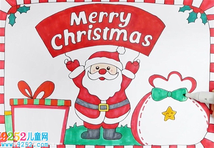 圣誕節(jié)英文<a href=http://www.inspiredelm.com/shouchaobao/ target=_blank class=infotextkey>手抄報</a>怎么畫