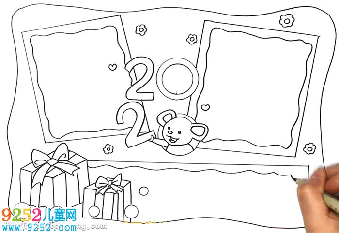 迎接我的2020<a href=http://www.inspiredelm.com/shouchaobao/ target=_blank class=infotextkey>手抄報(bào)</a>怎么畫