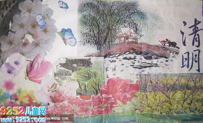 小學(xué)生清明節(jié)<a href=http://www.inspiredelm.com/shouchaobao/ target=_blank class=infotextkey>手抄報</a>圖片，清明節(jié)的到來
