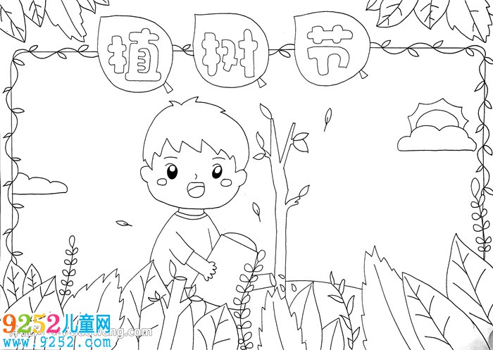 小學(xué)生植樹節(jié)<a href=http://www.inspiredelm.com/shouchaobao/ target=_blank class=infotextkey>手抄報</a>怎么畫