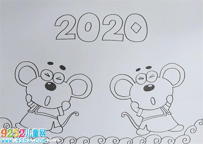 2020鼠年春節(jié)<a href=http://www.inspiredelm.com/shouchaobao/ target=_blank class=infotextkey>手抄報(bào)</a>怎么畫