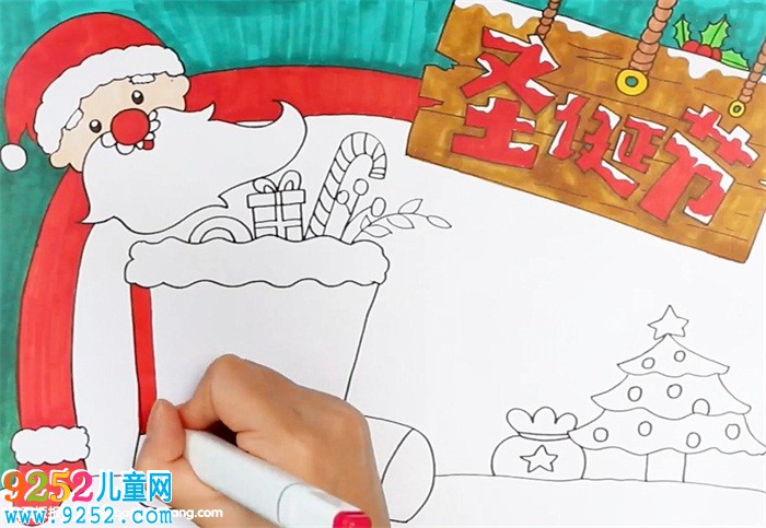 圣誕節(jié)<a href=http://www.inspiredelm.com/shouchaobao/ target=_blank class=infotextkey>手抄報</a>簡單好看怎么畫