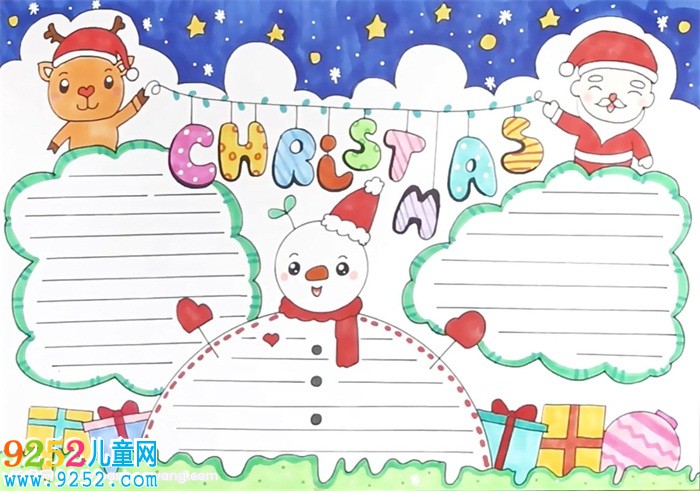 關(guān)于圣誕節(jié)的英語(yǔ)<a href=http://www.inspiredelm.com/shouchaobao/ target=_blank class=infotextkey>手抄報(bào)</a>怎么畫