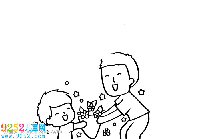 父親節(jié)<a href=http://www.inspiredelm.com/shouchaobao/ target=_blank class=infotextkey>手抄報</a>簡單漂亮