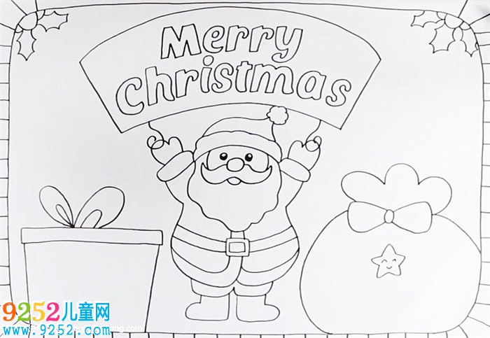 圣誕節(jié)英文<a href=http://www.inspiredelm.com/shouchaobao/ target=_blank class=infotextkey>手抄報</a>怎么畫