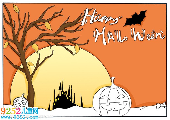 萬圣節(jié)英語<a href=http://www.inspiredelm.com/shouchaobao/ target=_blank class=infotextkey>手抄報(bào)</a>，萬圣節(jié)<a href=http://www.inspiredelm.com/shouchaobao/ target=_blank class=infotextkey>手抄報(bào)</a>英文