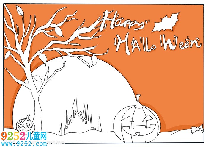 萬圣節(jié)英語<a href=http://www.inspiredelm.com/shouchaobao/ target=_blank class=infotextkey>手抄報(bào)</a>，萬圣節(jié)<a href=http://www.inspiredelm.com/shouchaobao/ target=_blank class=infotextkey>手抄報(bào)</a>英文