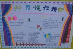 小學生習慣養(yǎng)成手抄報，培養(yǎng)良好行為習慣