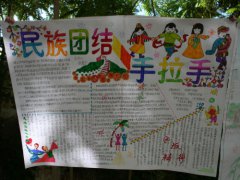 關(guān)于民族團(tuán)結(jié)的手抄報(bào)