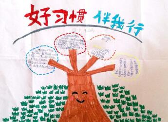 養(yǎng)成好習慣手抄報簡單的，好習慣伴我行