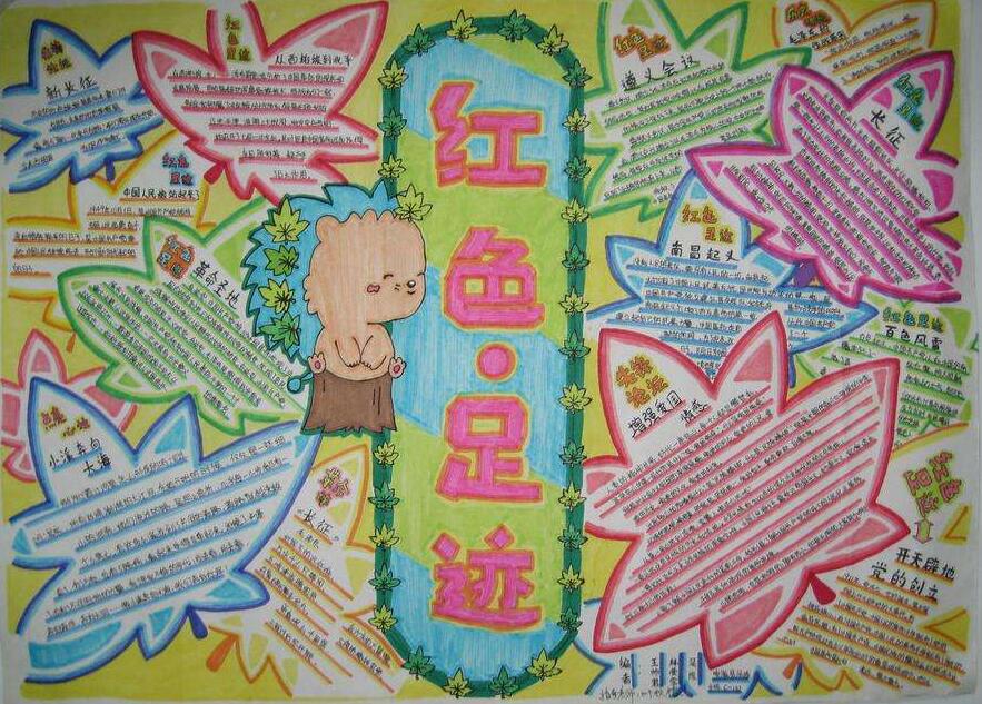 紅色教育手抄報(bào)圖片，抗戰(zhàn)勝利手抄報(bào)