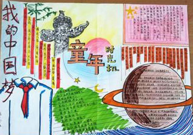 關(guān)于中國夢的手抄報，我的中國夢
