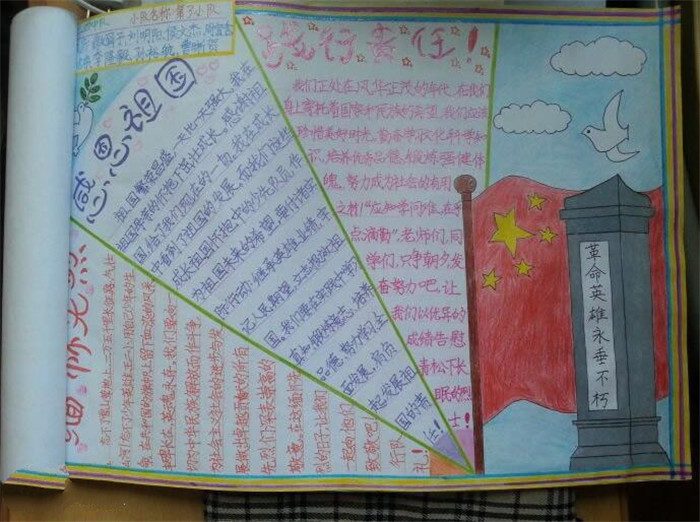踐行責(zé)任愛國主義手抄報(bào)