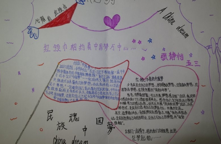 中國(guó)夢(mèng)手抄報(bào)，民族魂中國(guó)夢(mèng)