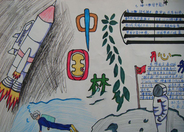 好看的中國夢(mèng)手抄報(bào)圖片，我的中國夢(mèng)