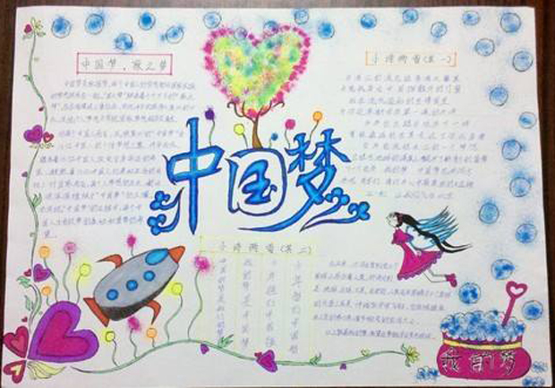我的中國(guó)夢(mèng)手抄報(bào)圖片，中國(guó)夢(mèng)我的夢(mèng)