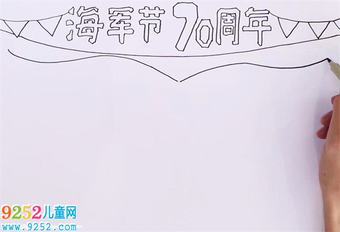 海軍節(jié)70周年<a href=http://www.inspiredelm.com/shouchaobao/ target=_blank class=infotextkey>手抄報</a>怎么畫