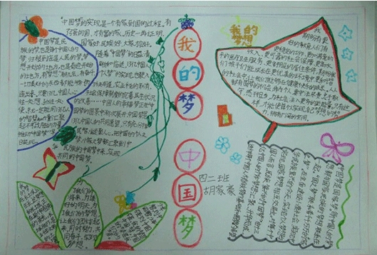 中國(guó)夢(mèng)手抄報(bào)，民族的中國(guó)夢(mèng)