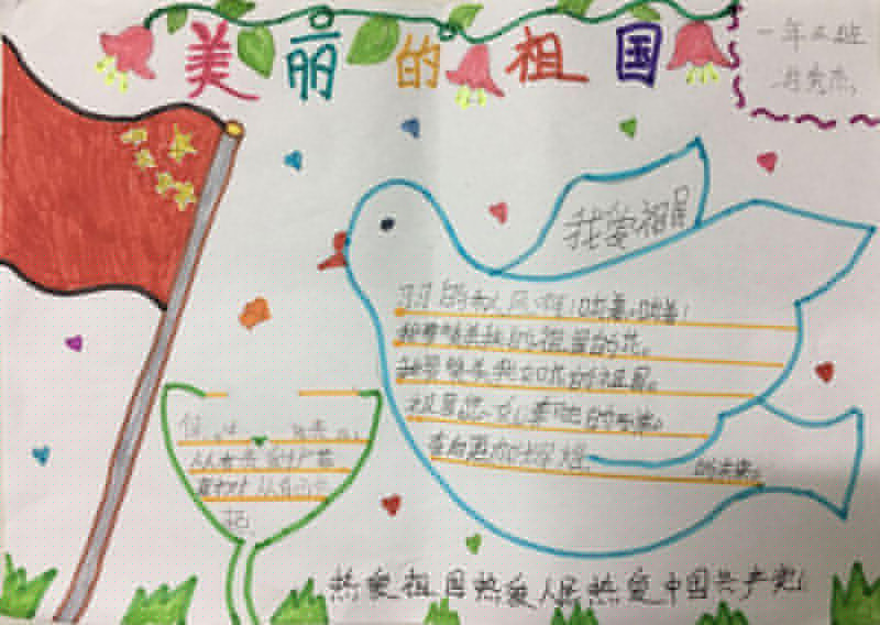 愛國主義教育手抄報(bào)，熱愛祖國