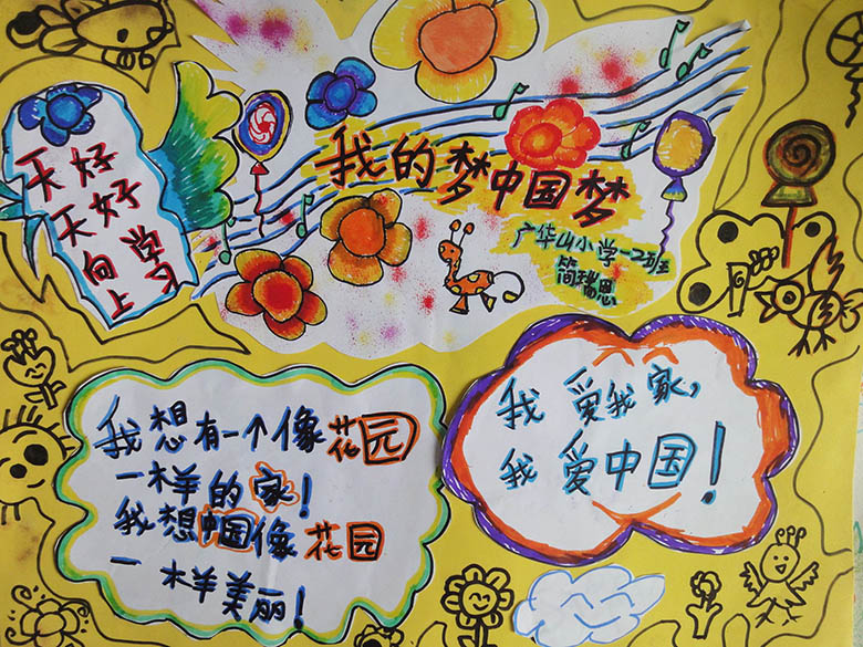 我的中國(guó)夢(mèng)手抄報(bào)，我愛(ài)中國(guó)