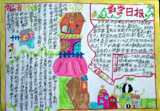 數(shù)學(xué)手抄報，數(shù)學(xué)日報