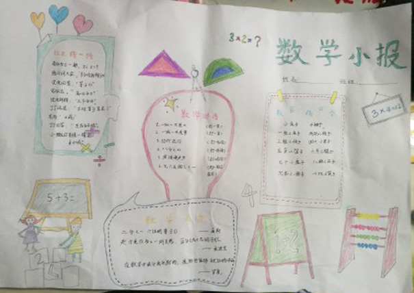 數(shù)學(xué)小報手抄報圖片，數(shù)學(xué)的樂趣