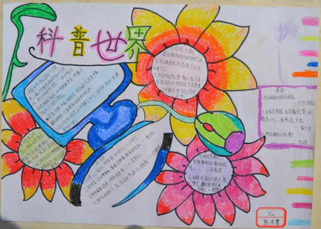 小學生科學手抄報圖片