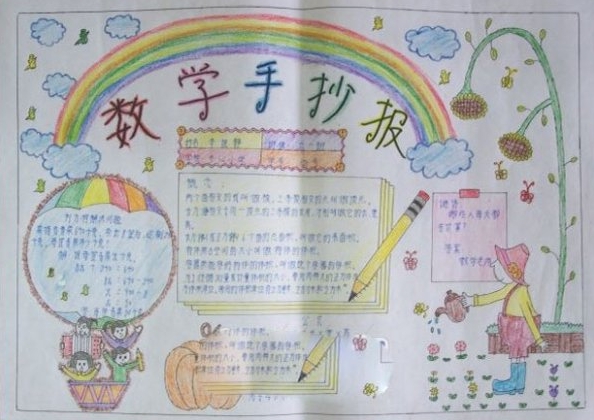 數(shù)學(xué)手抄報(bào)，學(xué)無止境