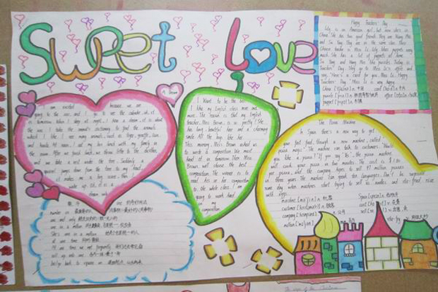 英語手抄報內(nèi)容，sweet love