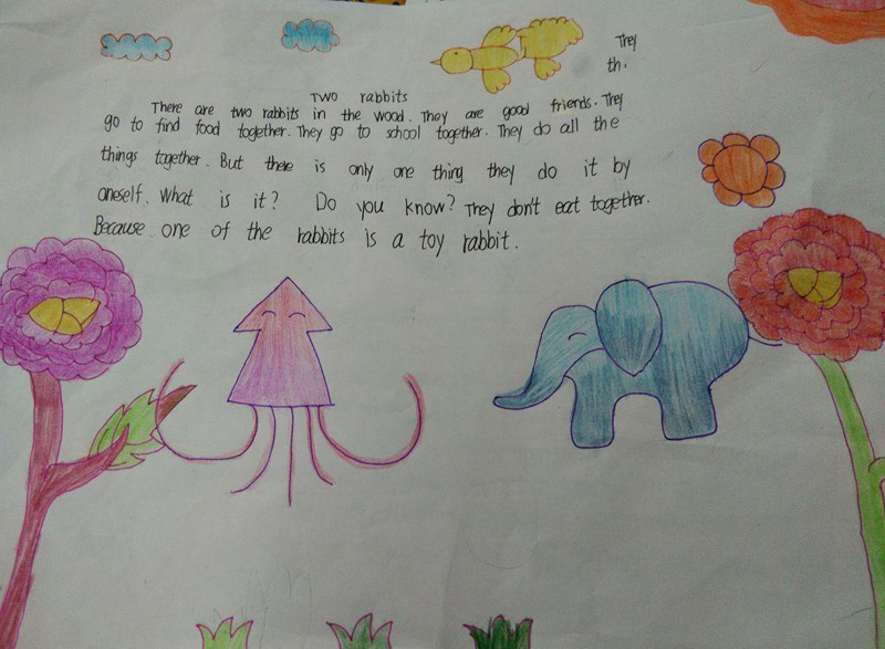 小學(xué)生英語<a href=http://www.inspiredelm.com/shouchaobao/ target=_blank class=infotextkey>手抄報(bào)</a>，英語小<a href=http://www.inspiredelm.com/gushi/ target=_blank class=infotextkey>故事</a>