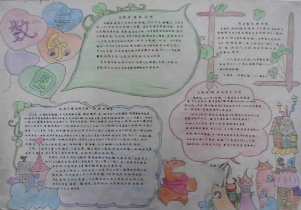 數(shù)學(xué)手抄報(bào)圖片，數(shù)學(xué)樂園