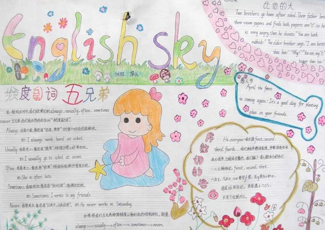 中小學(xué)生英語(yǔ)<a href=http://www.inspiredelm.com/shouchaobao/ target=_blank class=infotextkey>手抄報(bào)</a>，學(xué)英語(yǔ)讀英語(yǔ)