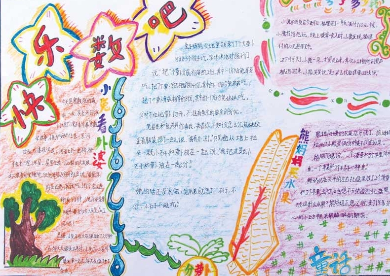 數(shù)學(xué)手抄報，數(shù)學(xué)的樂趣