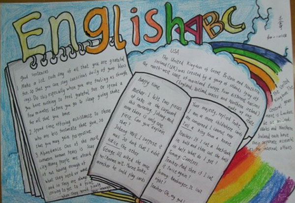 英語<a href=http://www.inspiredelm.com/shouchaobao/ target=_blank class=infotextkey>手抄報</a>，學(xué)習(xí)英語漂亮英語圖片大全