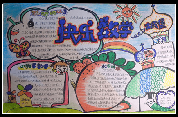 小學(xué)一年級數(shù)學(xué)<a href=http://www.inspiredelm.com/shouchaobao/ target=_blank class=infotextkey>手抄報</a>內(nèi)容,快樂數(shù)學(xué)