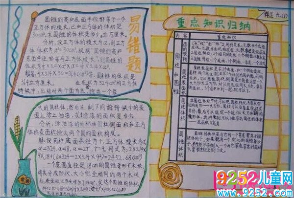 簡(jiǎn)單的小學(xué)生數(shù)學(xué)<a href=http://www.inspiredelm.com/shouchaobao/ target=_blank class=infotextkey>手抄報(bào)</a>圖片，快樂數(shù)學(xué)（6張）