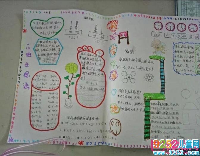開心快樂學(xué)數(shù)學(xué)<a href=http://www.inspiredelm.com/shouchaobao/ target=_blank class=infotextkey>手抄報(bào)</a>，數(shù)學(xué)的分類與整理（八張）