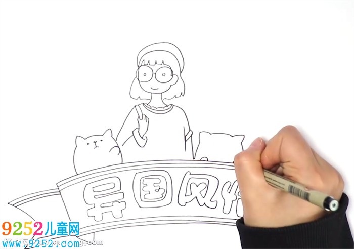 異國(guó)風(fēng)情<a href=http://www.inspiredelm.com/shouchaobao/ target=_blank class=infotextkey>手抄報(bào)</a>怎么畫