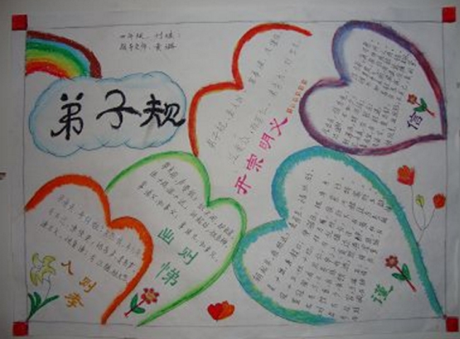 弟子規(guī)手抄報，百寶箱弟子規(guī)