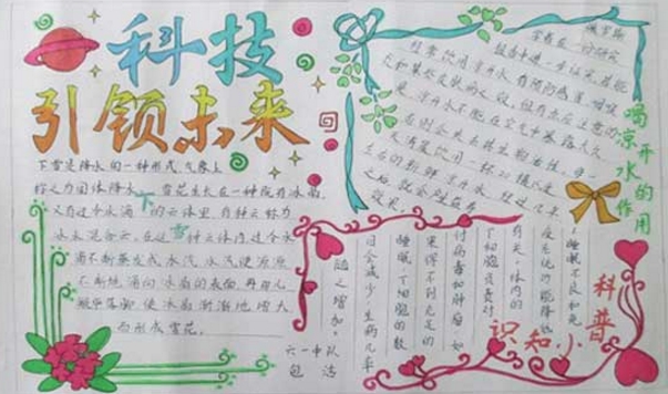 關于科技的手抄報，科技引領未來
