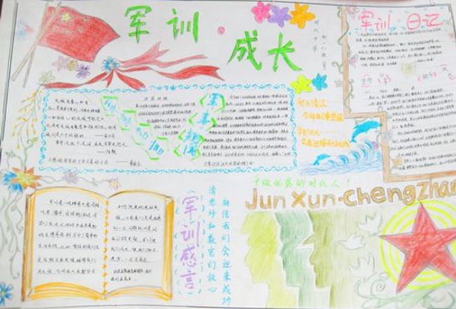 軍訓(xùn)手抄報(bào)，軍訓(xùn)的成長