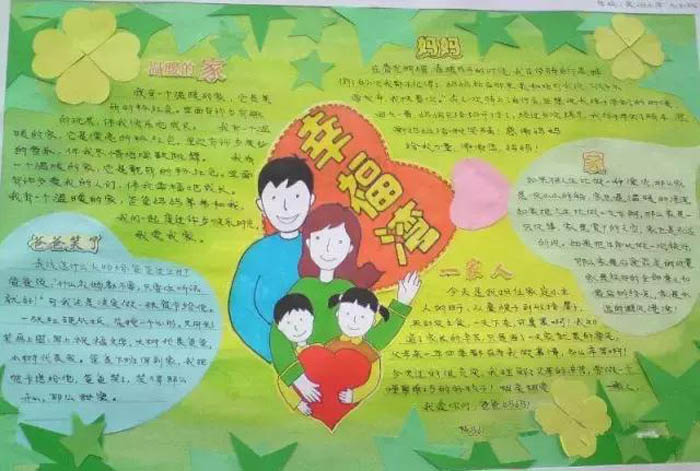 關(guān)于幸福的手抄報(bào),幸福灣