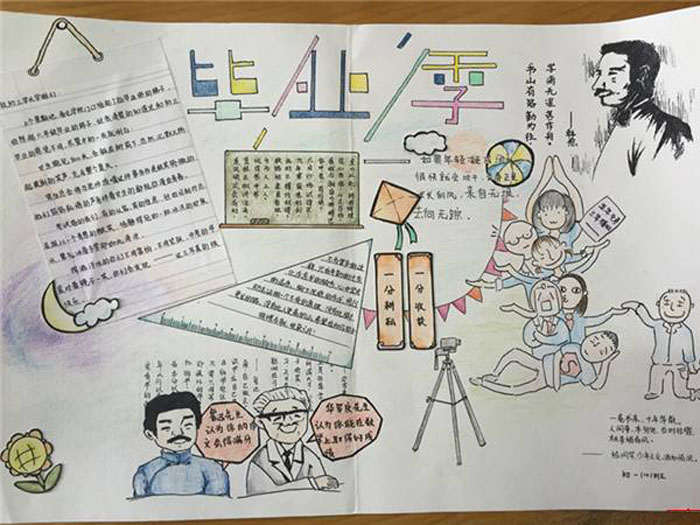關于中考手抄報，畢業(yè)季