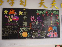 2015新學期快樂黑板報