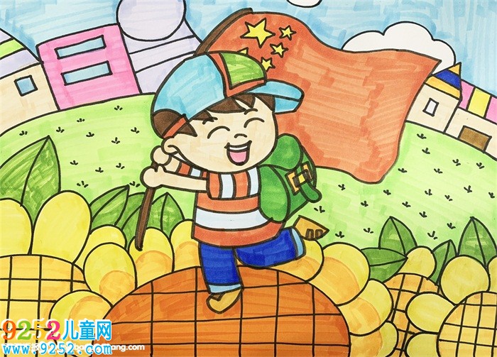 我和我的祖國繪畫怎么畫