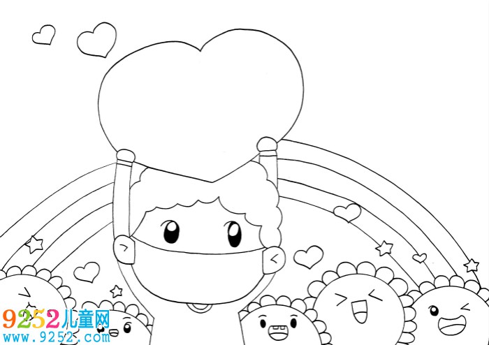 武漢加油<a href=http://www.inspiredelm.com/ertonghua/ target=_blank class=infotextkey>兒童畫</a>