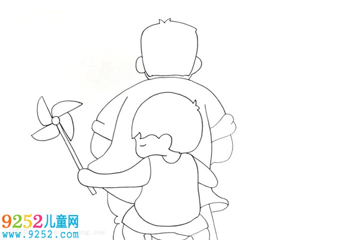 爸爸的本領怎么畫